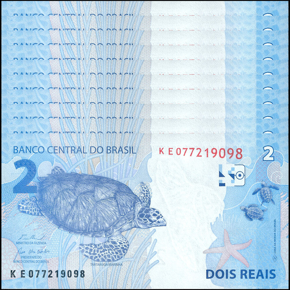 Brazil - 2 Reais 2024 - Pick- NEW / B874h - Set 10 PCS