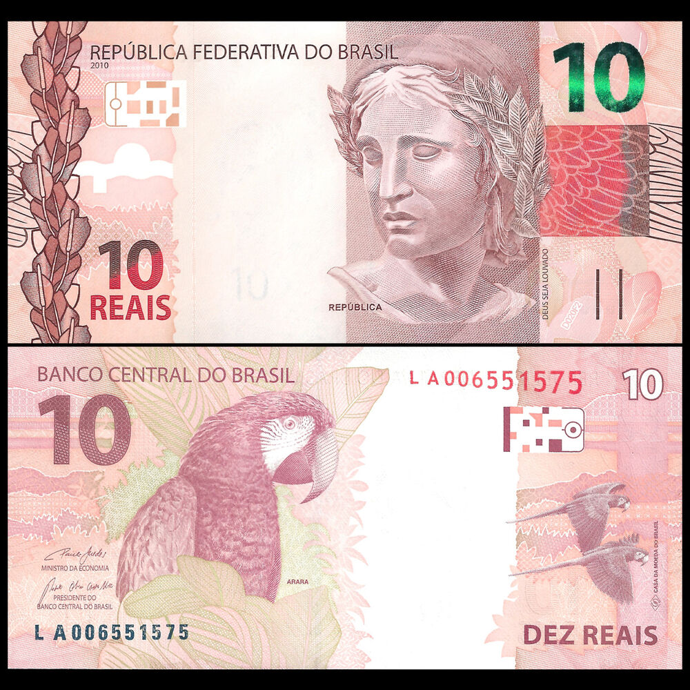 Brazil - 10 Reais 2022 - Pick- 254e / B876e - Set 10 PCS
