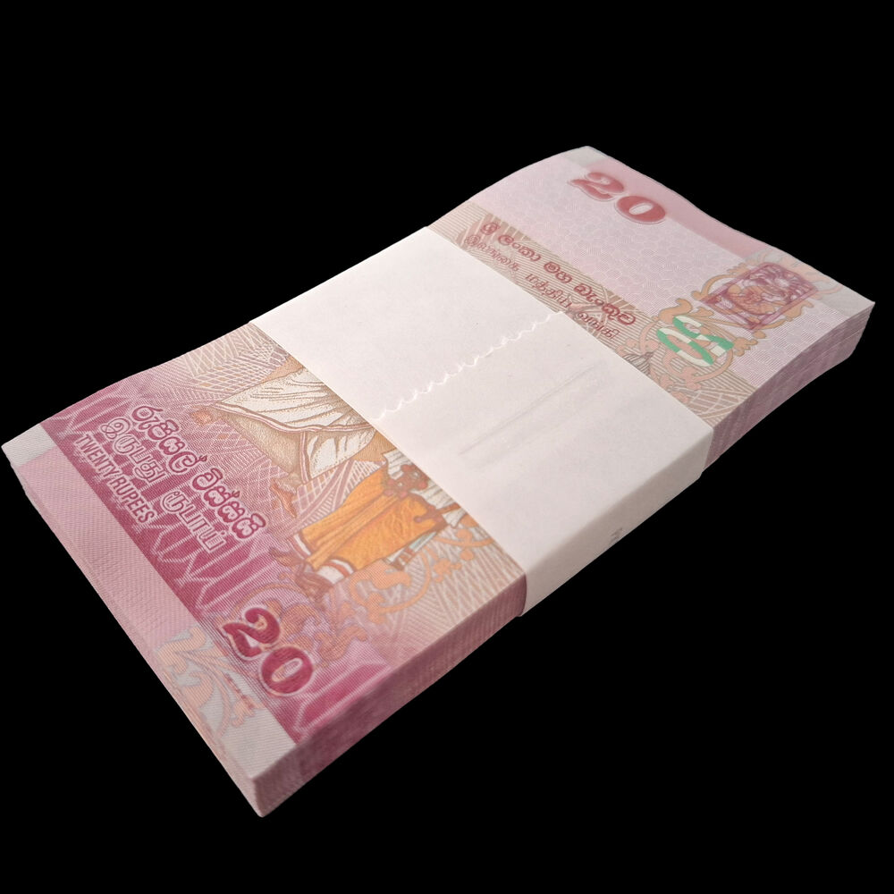 Sri Lanka -  20 Rupees 2024 - Pick # 123j - Bundle 100 PCS