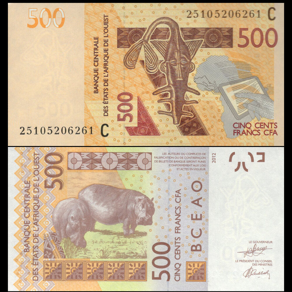 West African States -  Burkina Faso - 500 Francs 2025 - Pick # NEW - Set 10 PCS