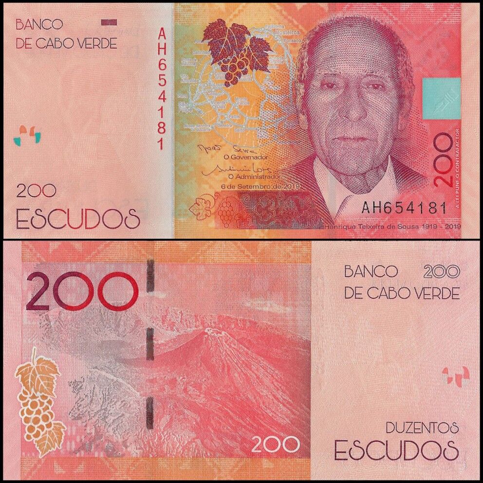 Cape Verde -  200 Escudos 2019 - Pick # 76a - Set 10 PCS