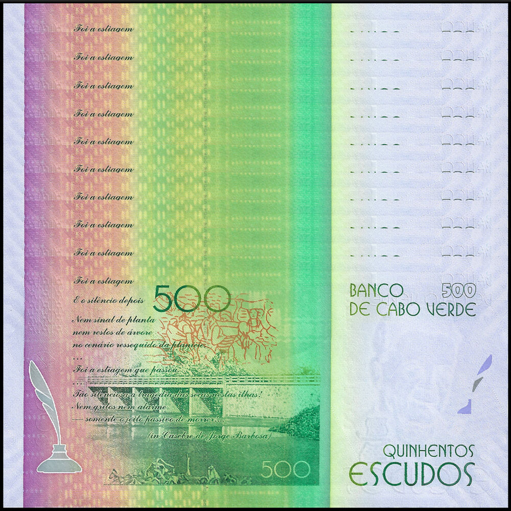 Cape Verde -  500 Escudos 2014 - Pick # 72 - Set 10 PCS