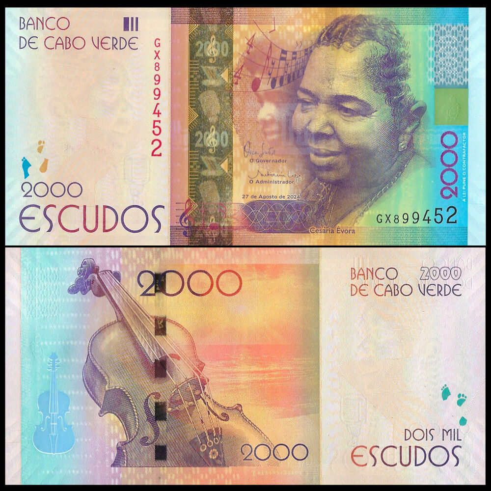 Cape Verde -  2000 Escudos 2024 - Pick # 74b - Set 10 PCS