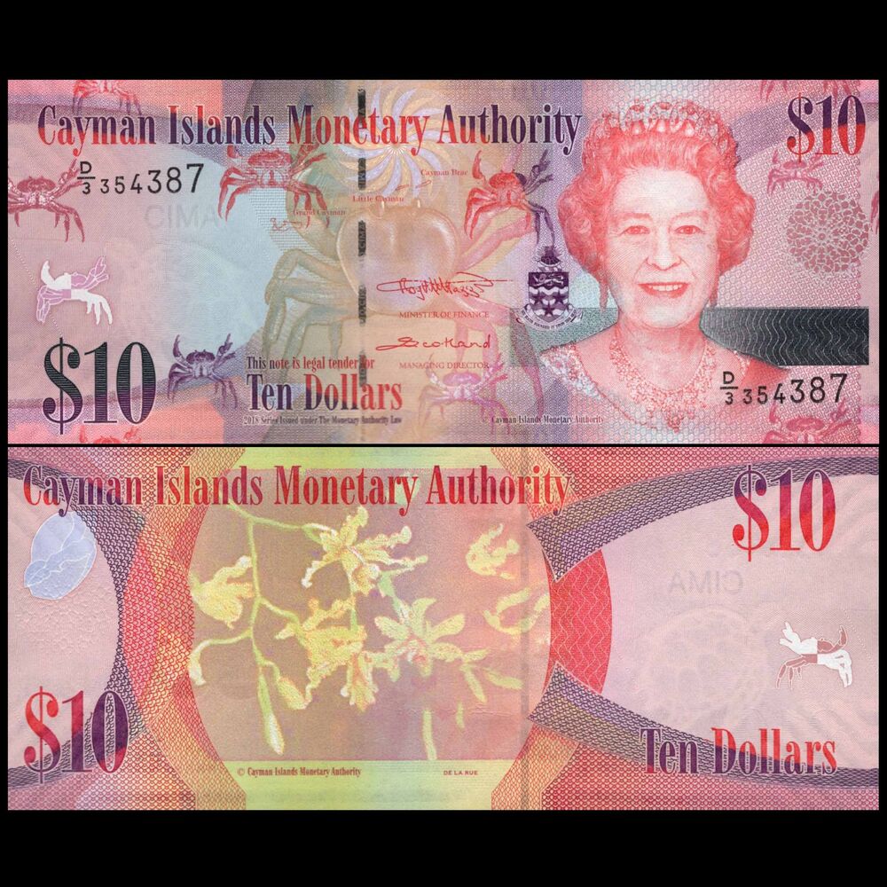 Cayman Islands -  10 Dollars 2018 - Pick # 40c - Set 10 PCS