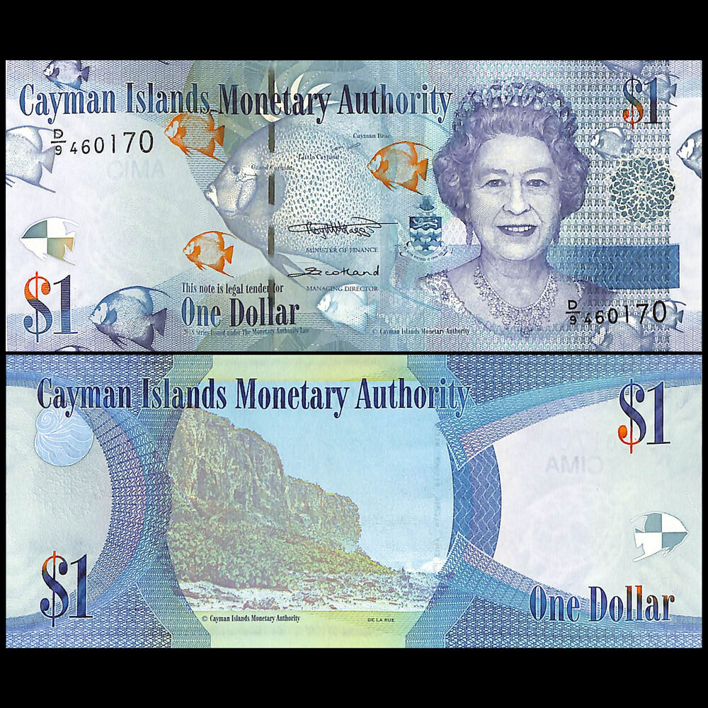 Cayman Islands - 1 Dollar 2018 - Pick # 38i - Set 10 PCS
