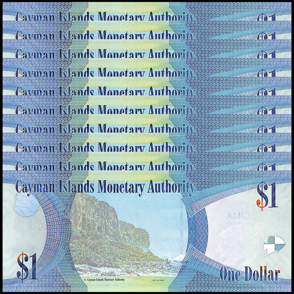 Cayman Islands - 1 Dollar 2018 - Pick # 38i - Set 10 PCS
