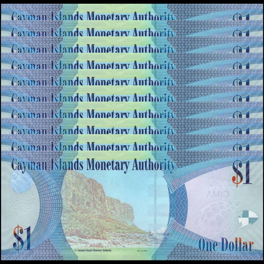 Cayman Islands -  1 Dollar 2024 - Pick # 38j - Set 10 PCS