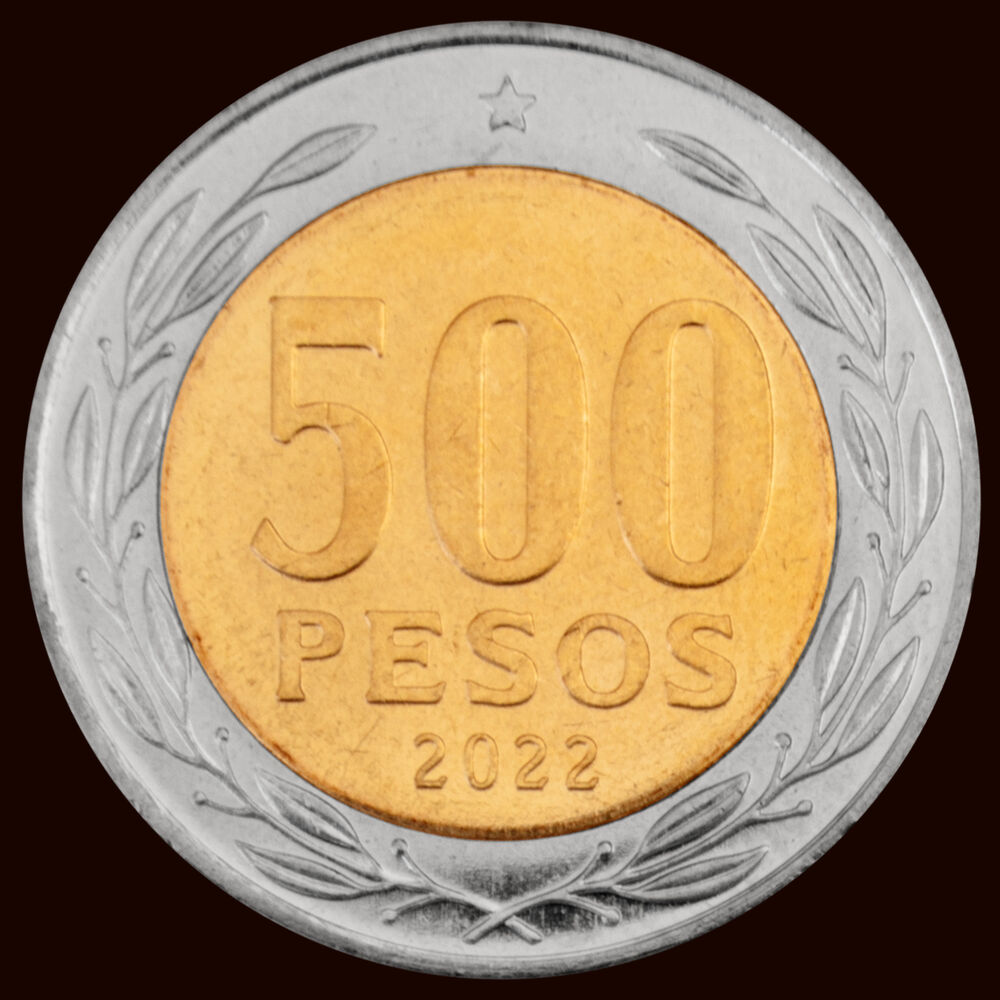 Chile - 500 Pesos 2022 - KM# 235 - Coins 