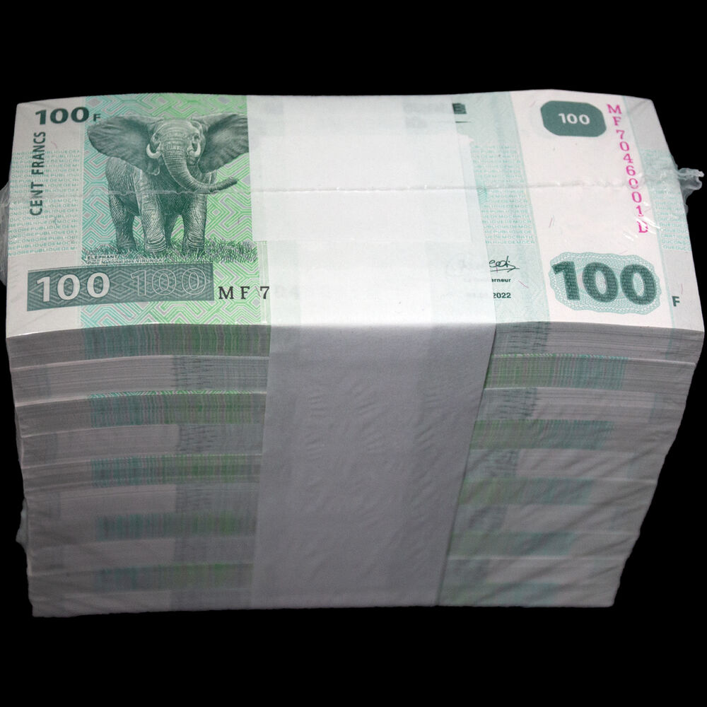 Congo -  100 Francs 2022 - Pick # 98c - Brick 1000 PCS