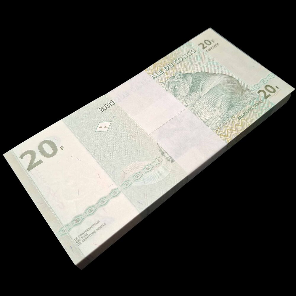 Congo -  20 Francs 2003 - Pick # 94 - Bundle 100 PCS