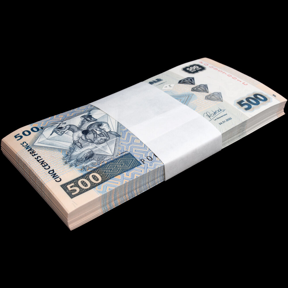 Congo - 500 Francs 2022 - Pick- NEW / B317h - Bundle 100 PCS