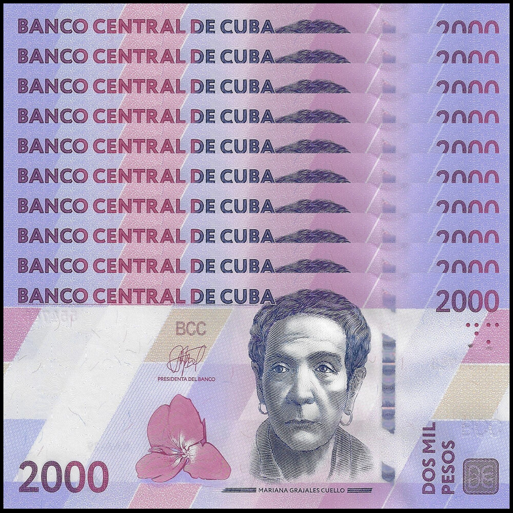 Cuba - 2000 Pesos 2026 - Pick # NEW - Set 10 PCS