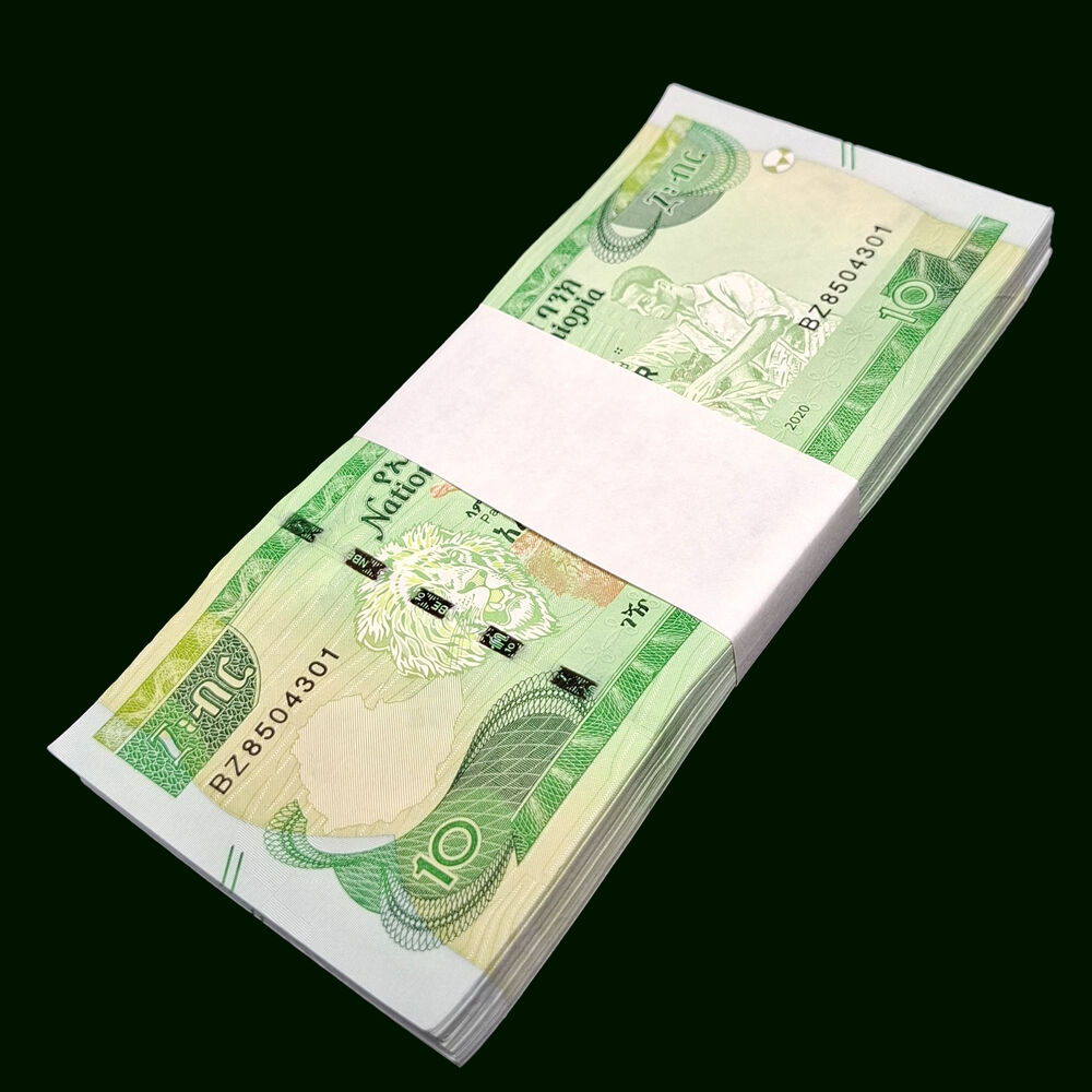 Ethiopia - 10 Birr 2020 - Pick- NEW / B335 - Bundle 100 PCS