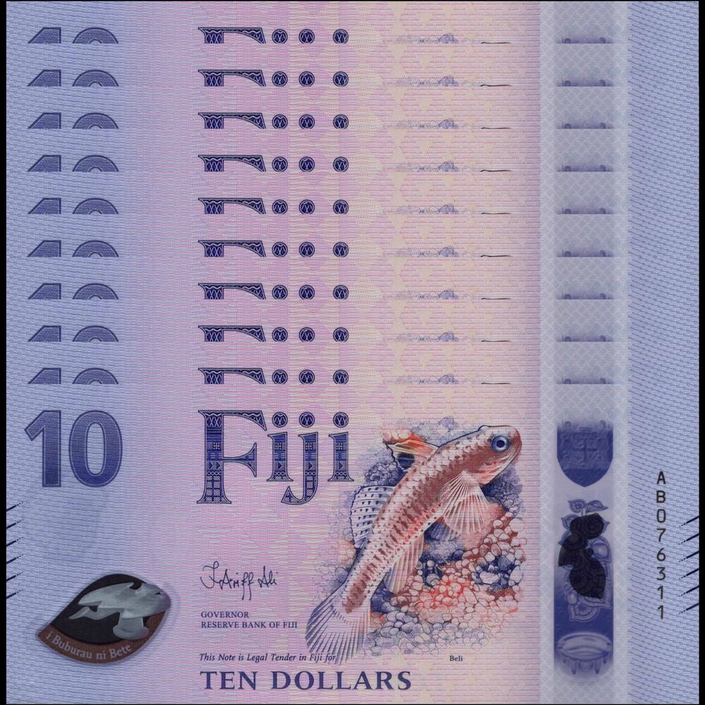 Fiji -  10 Dollars 2026 - Pick # NEW - Set 10 PCS