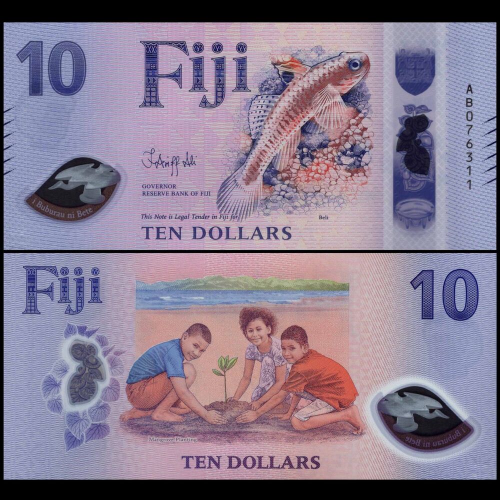 Fiji -  10 Dollars 2026 - Pick # NEW - Set 10 PCS