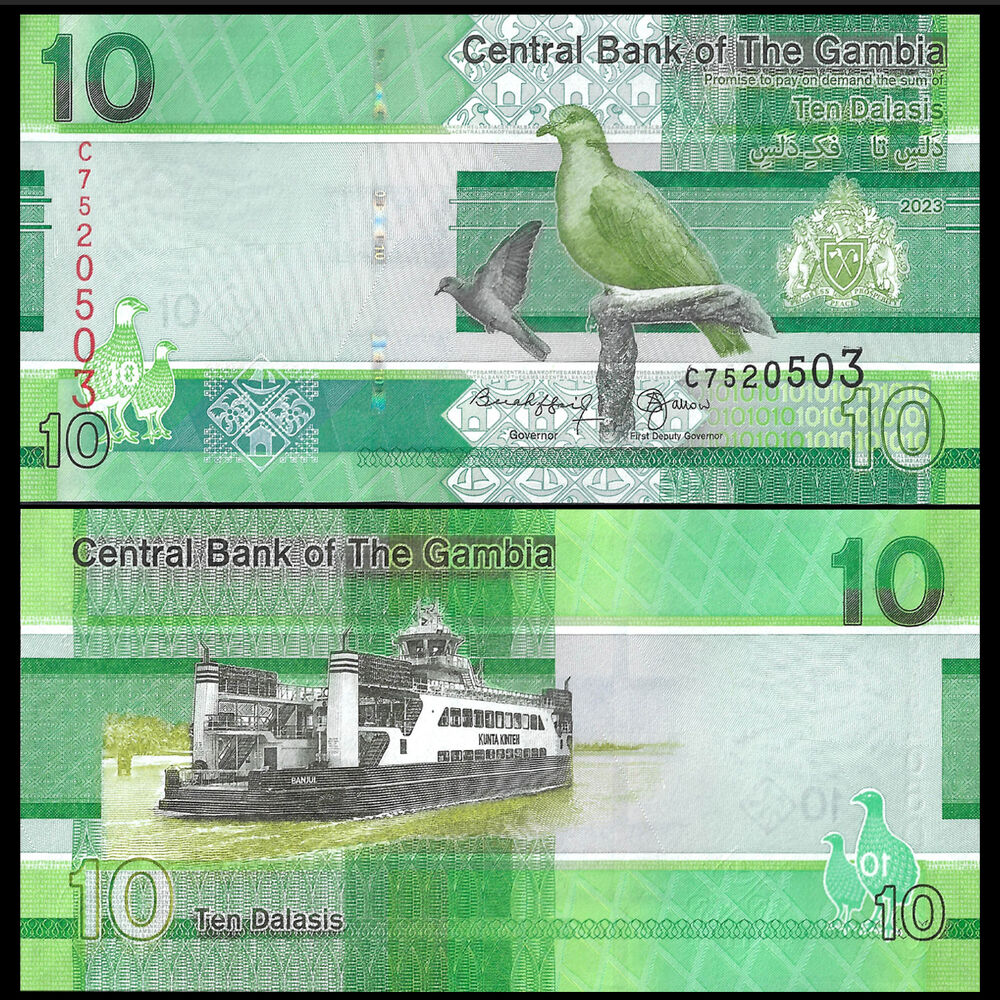 Gambia - 10 Dalasis 2023 - Pick- NEW / B236c - Set 10 PCS