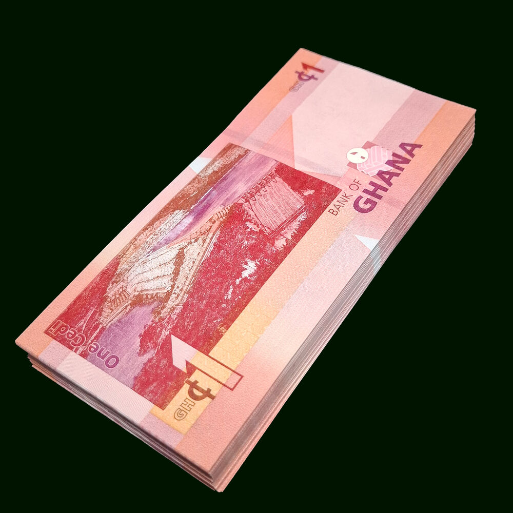 Ghana - 1 Cedi 2022 - Pick # NEW - Bundle 100 PCS