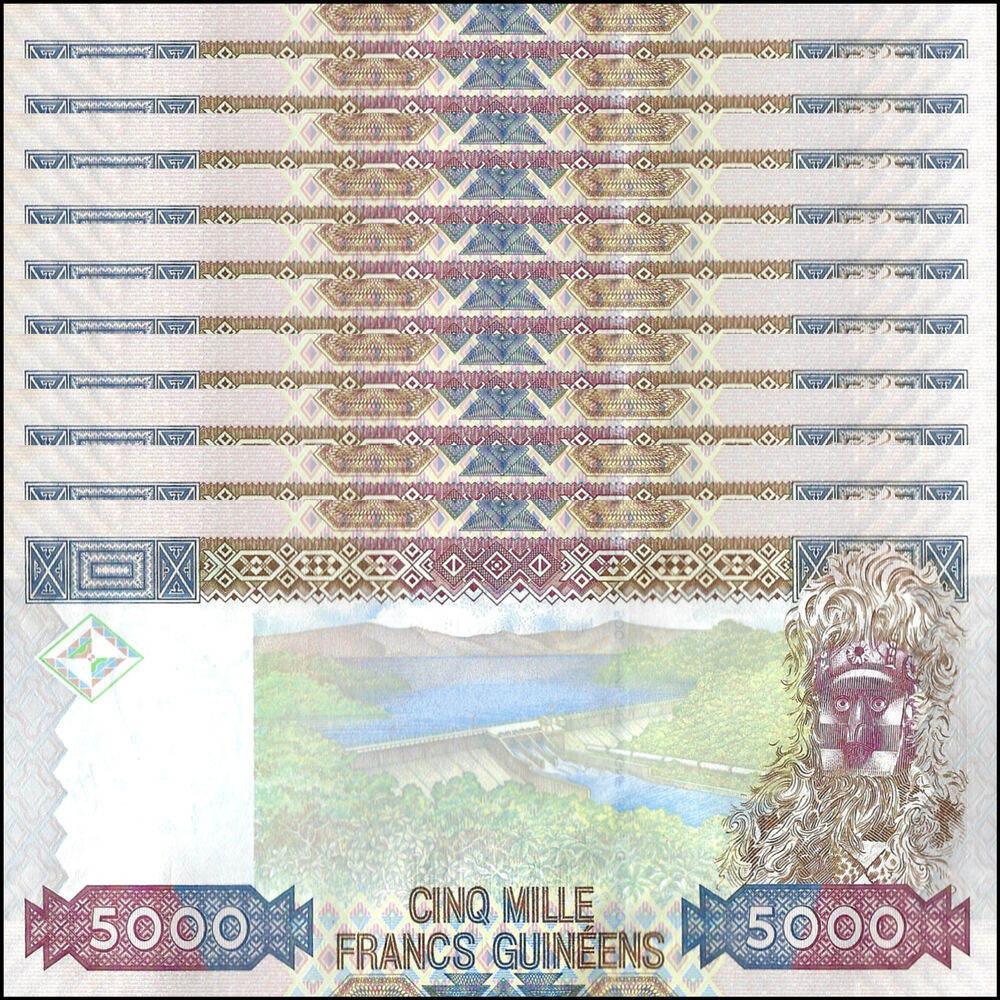 Guinea - 5000 Francs 2006 - Pick # 41a - Set 10 PCS