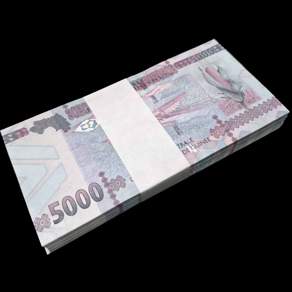 Guinea -  5000 Francs 2022 - Pick # 49d - Bundle 100 PCS