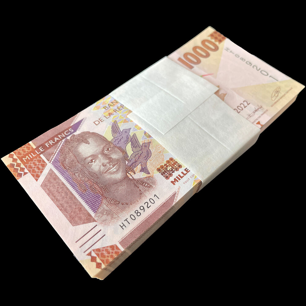 Guinea - 1000 Francs 2022 - Pick # 48d - Bundle 100 PCS