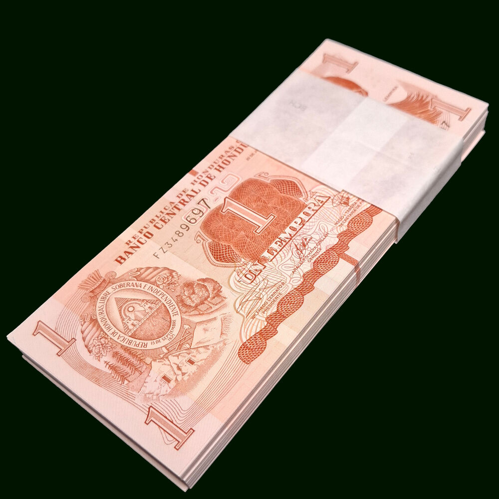 Honduras - 1 Lempira 2019 - Pick # 96d - Bundle 100 PCS
