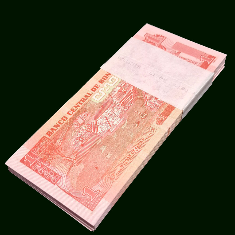 Honduras - 1 Lempira 2019 - Pick # 96d - Bundle 100 PCS