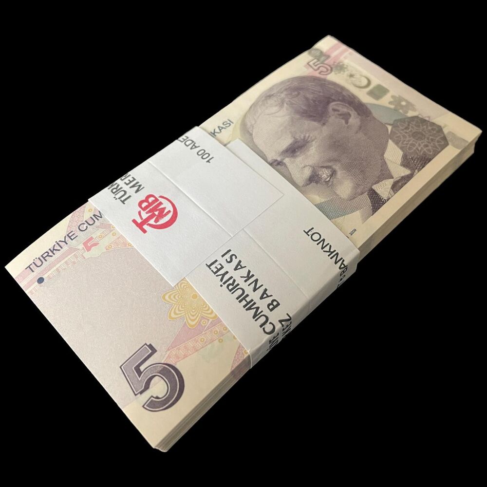 Turkey - 5 Lira 2022 - Pick- 222 / B306e - Bundle 100 PCS