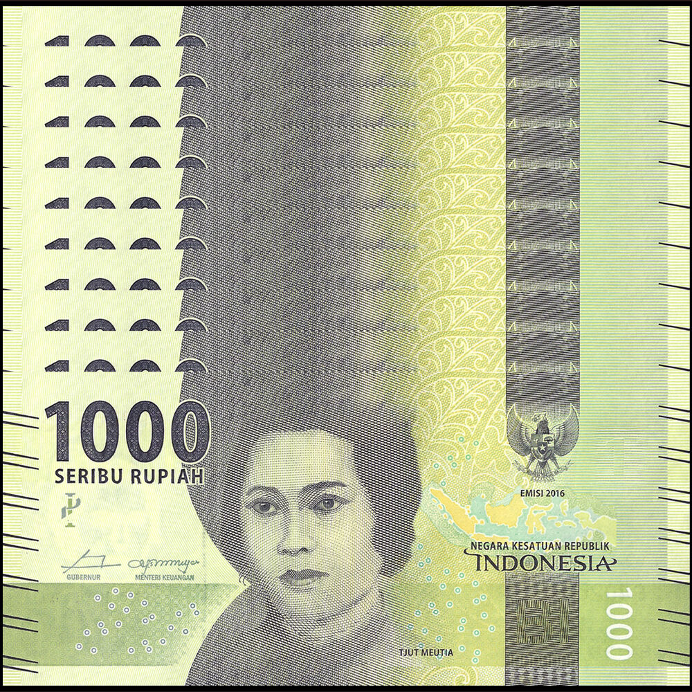Indonesia -  1000 Rupiah 2018 - Pick # 154c - Set 10 PCS