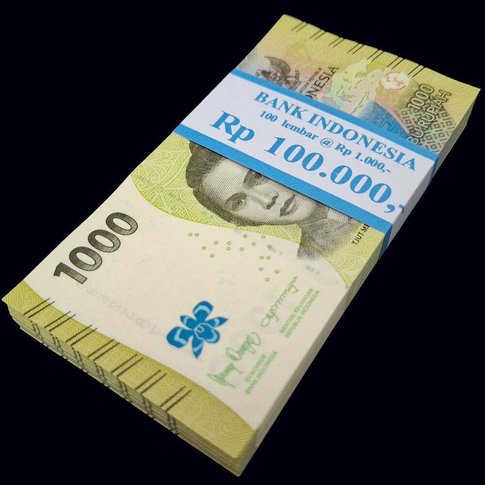 Indonesia - 1000 Rupiah 2024 - Pick # NEW - Bundle 100 PCS