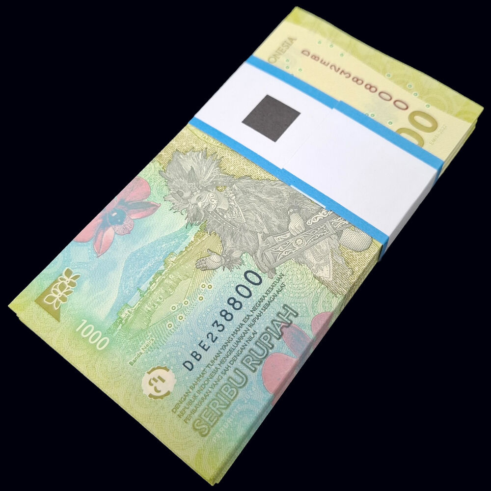 Indonesia - 1000 Rupiah 2024 - Pick # NEW - Bundle 100 PCS