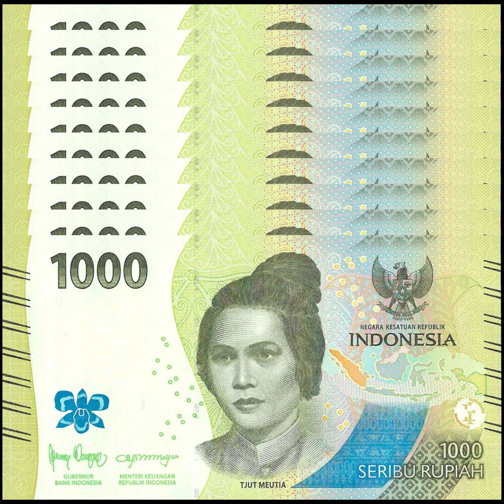 Indonesia - 1000 Rupiah 2024 - Pick # NEW - Set 10 PCS