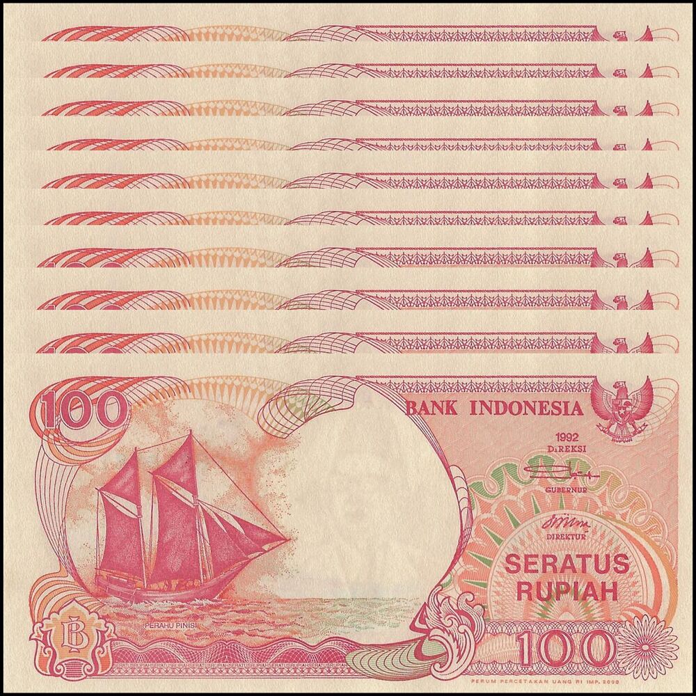 Indonesia - 100 Rupiah 2000 - Pick- 127h - Set 10 PCS