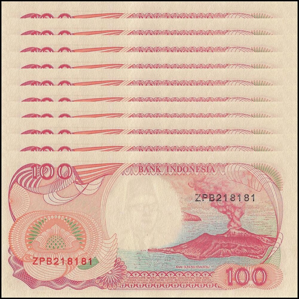 Indonesia - 100 Rupiah 2000 - Pick- 127h - Set 10 PCS