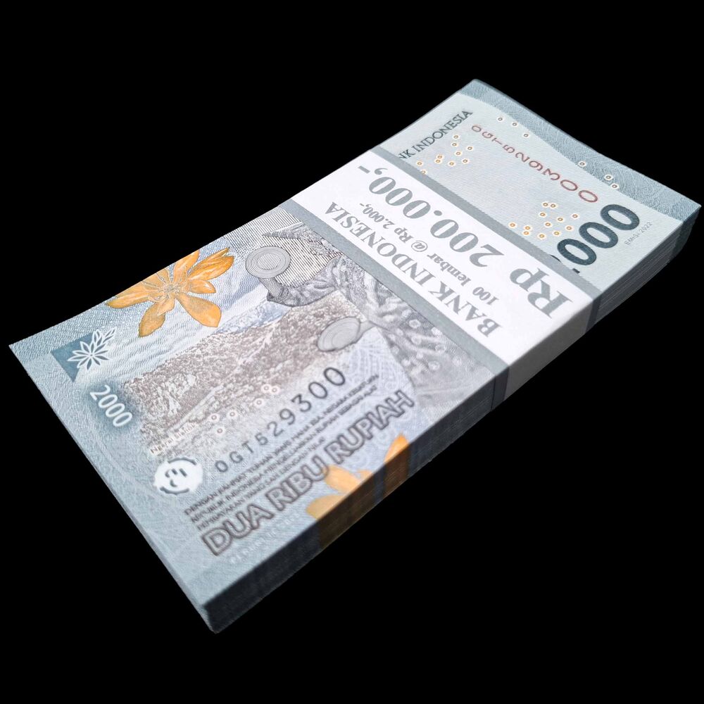 Buy Banknotes - Indonesia - 2000 Rupiah 2025 - Pick # 163d - Bundle 100 ...