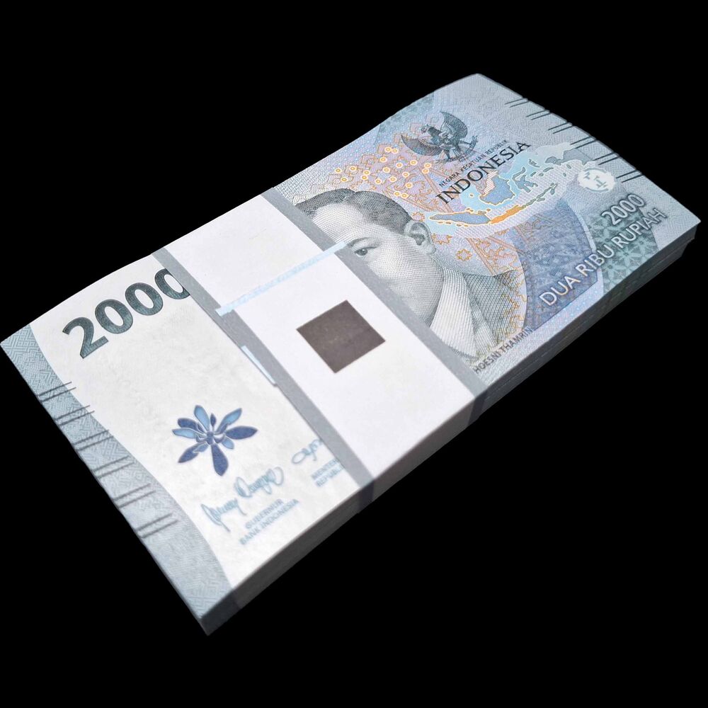 Buy Banknotes - Indonesia - 2000 Rupiah 2025 - Pick # 163d - Bundle 100 ...