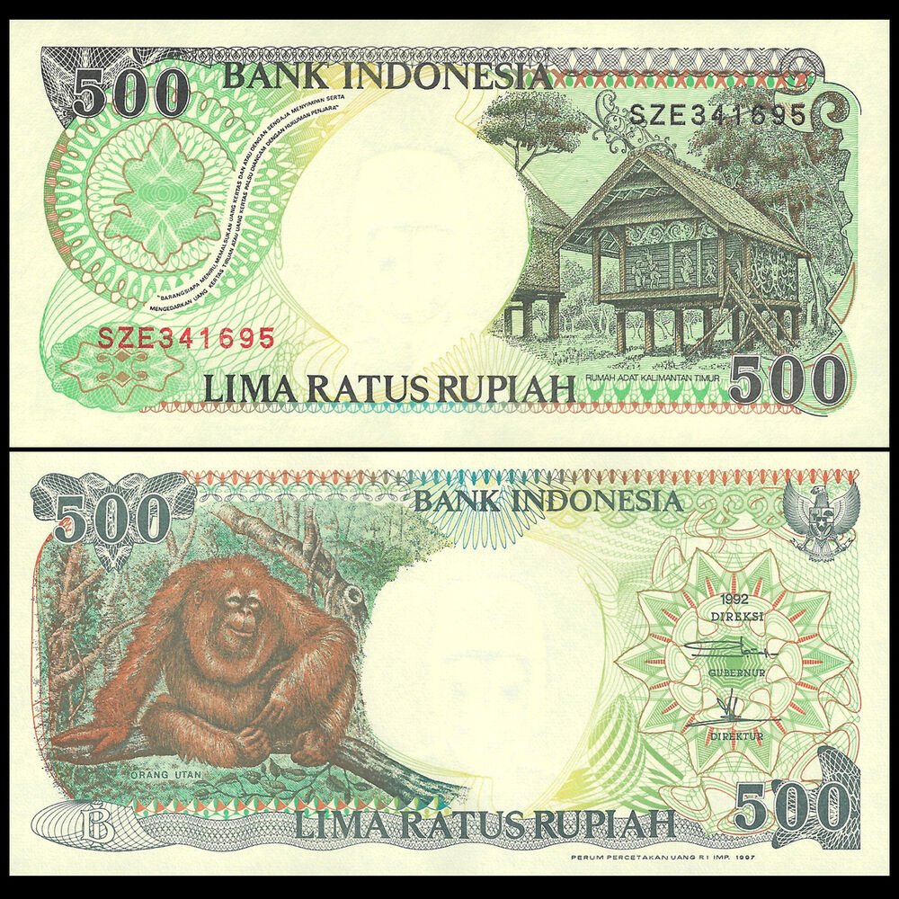Indonesia - 500 Rupiah 1997 - Pick- 128f - Bundle 100 PCS