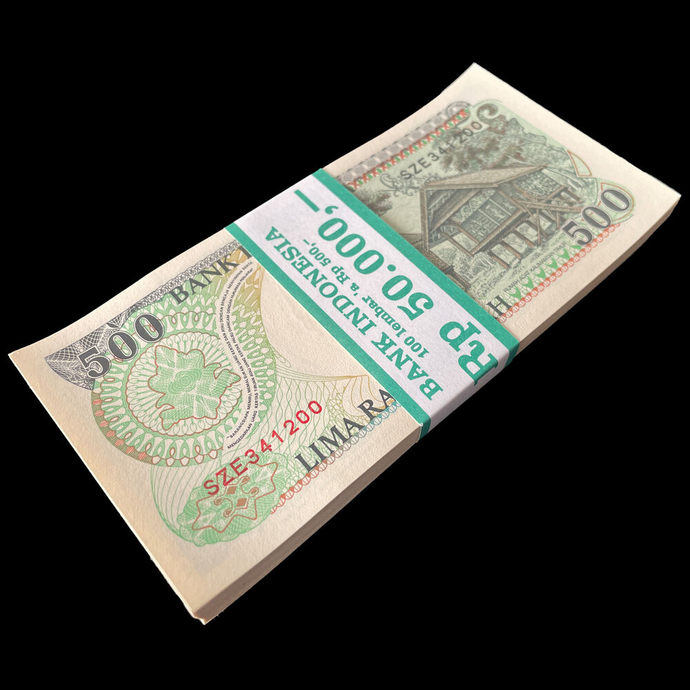 Indonesia - 500 Rupiah 1997 - Pick- 128f - Bundle 100 PCS