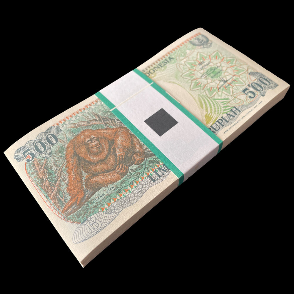 Indonesia - 500 Rupiah 1997 - Pick- 128f - Bundle 100 PCS