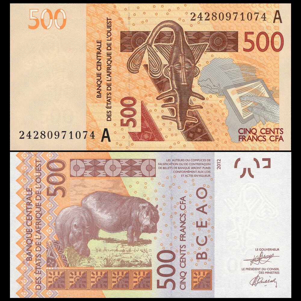 West African States - Ivory Coast - 500 Francs 2024 - Pick- NEW / B120Am - Set 10 PCS
