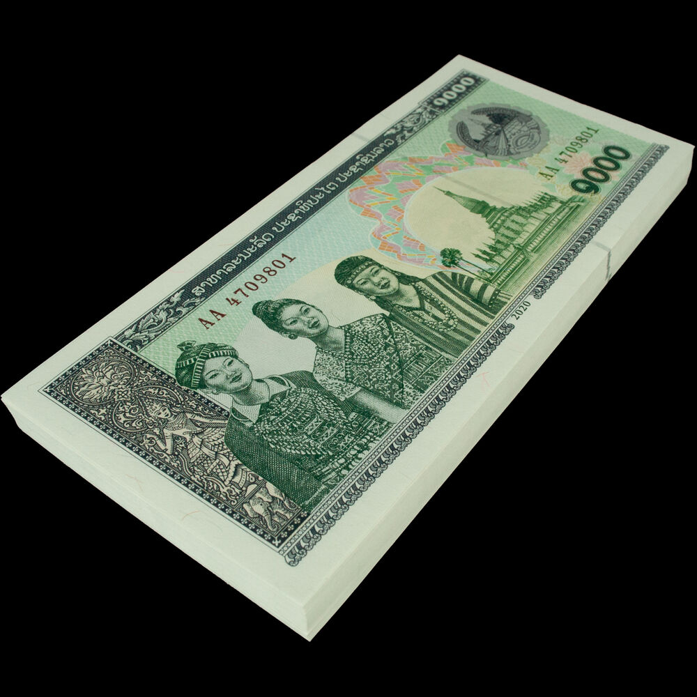 Laos - 1000 Kip 2020 - Pick- 32Ac / B509c - Bundle 100 PCS