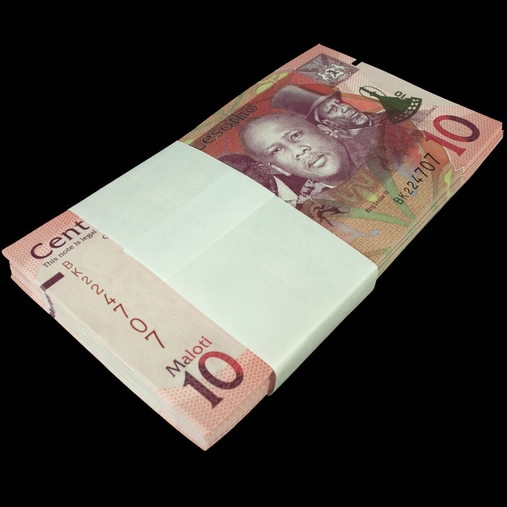 Lesotho - 10 Maloti 2021 - Pick- NEW / B227 - Bundle 100 PCS