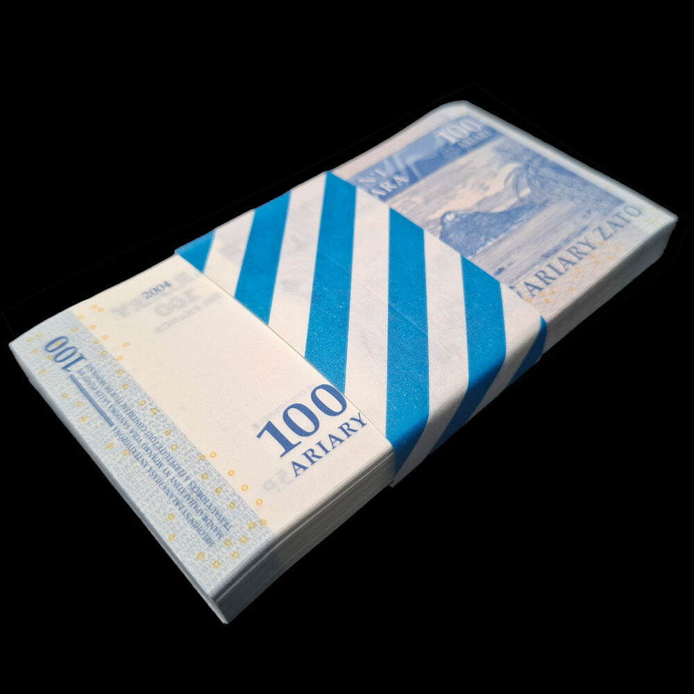 Madagascar -  100 Ariary 2004 - Pick # 86b - Bundle 100 PCS