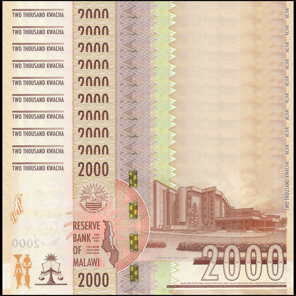 Malawi - 2000 Kwacha 2022 - Pick # 70b - Set 10 PCS