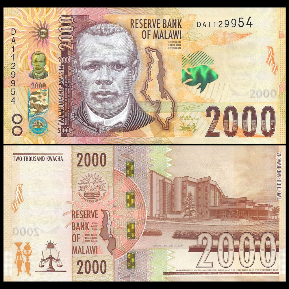 Malawi - 2000 Kwacha 2022 - Pick # 70b - Set 10 PCS