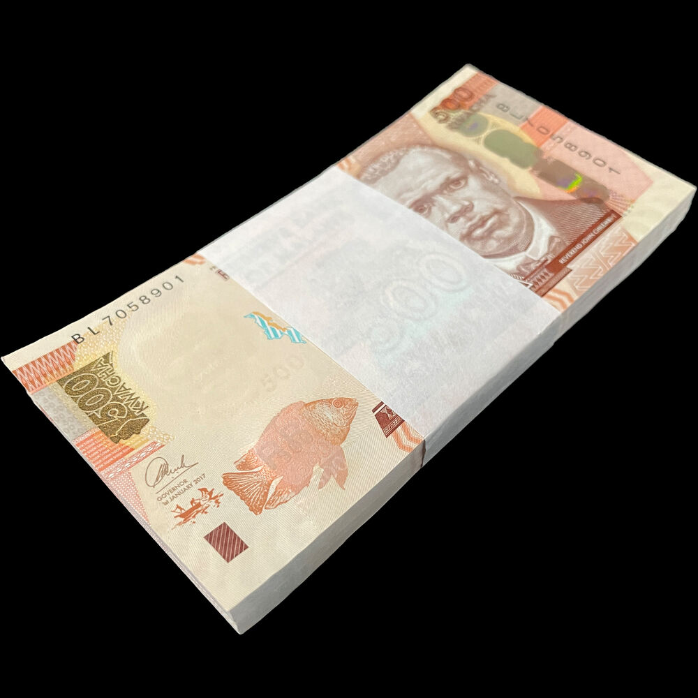 Malawi - 500 Kwacha 2017 - Pick- 66b / B161b - Bundle 100 PCS