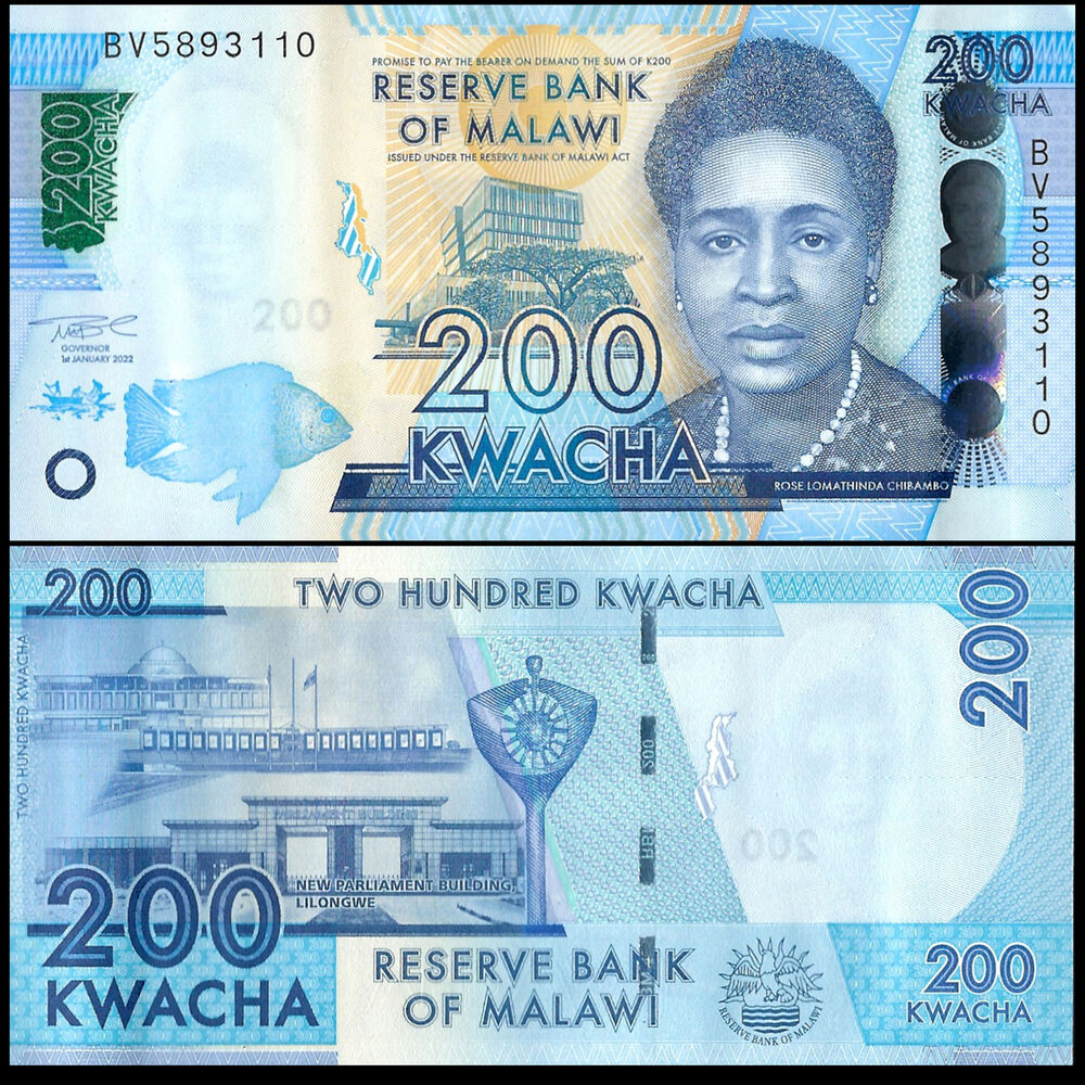 Malawi - 200 Kwacha 2022 - Pick # 65Ag - Set 10 PCS