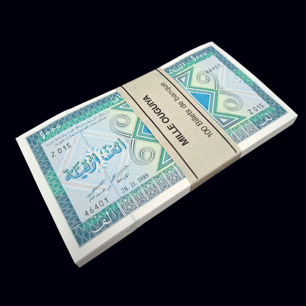 Mauritania - 1000 Ouguiya 1989 - Pick- PNL / B111.5a - Bundle 100 PCS