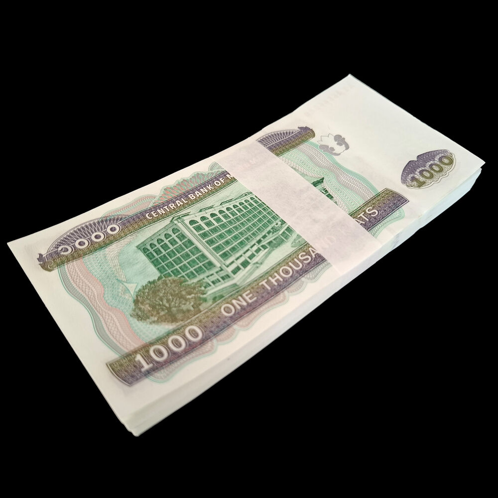 Myanmar -  1000 Kyats 2004 - Pick # 80 - Bundle 100 PCS