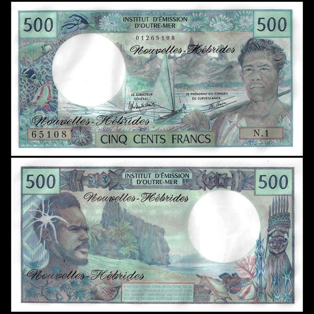 New Hebrides - 500 Francs 1979 - Pick- 19c - Set 10 PCS