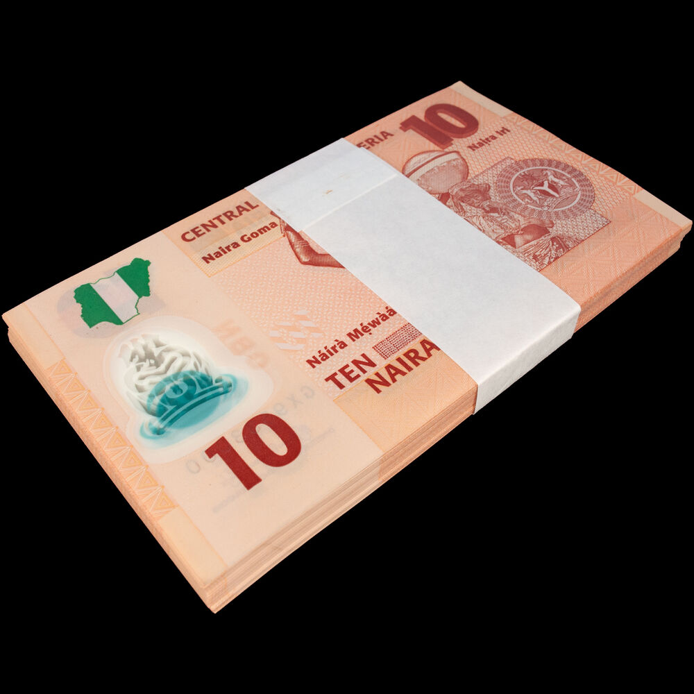 Nigeria - 10 Naira 2024 - Pick- NEW / B235s - Bundle 100 PCS